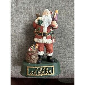 Grandeur Noel Hand-Painted Porcelain Santa Of The World 1918 Canada With Box